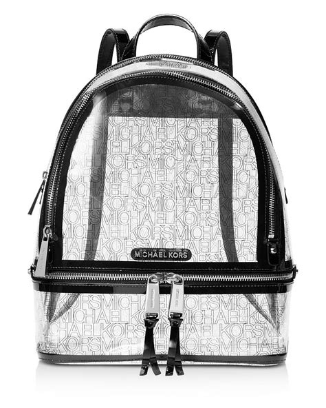 michael kors rucksäcke mittel|Michael Kors clear backpack.